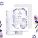 Bat Mitzvah invitation with purple watercolor design elegant Jewish invitation with soft artistic details-front-back