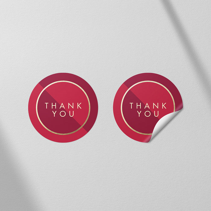 Red and Gold Business Launch Party Invitation Grand Opening Card