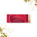 Red and gold ticket-style invitation personalized for business events like launch parties or grand openings.