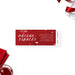 red cocktail party ticket invitation with Drinks and Nibbles wording, bubbly drink-inspired background, and custom event details