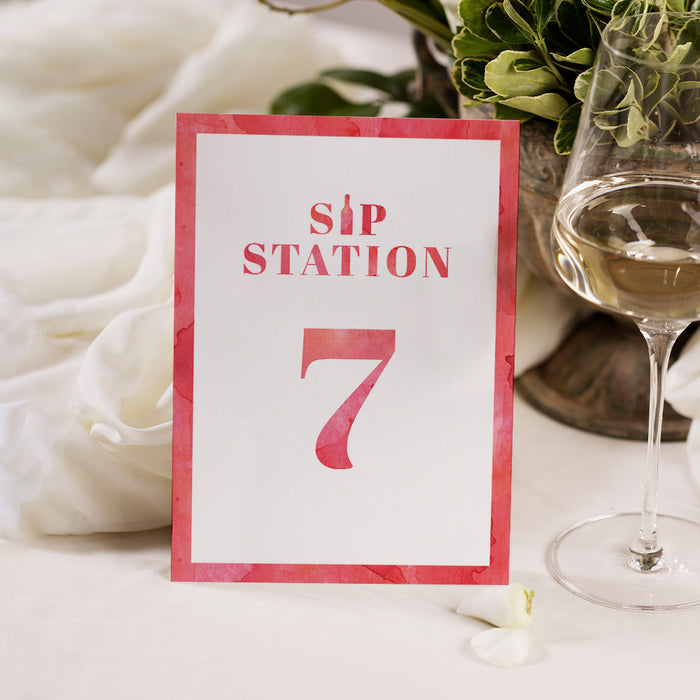 Personalized New Year’s Eve Party Invitation in Red Watercolor