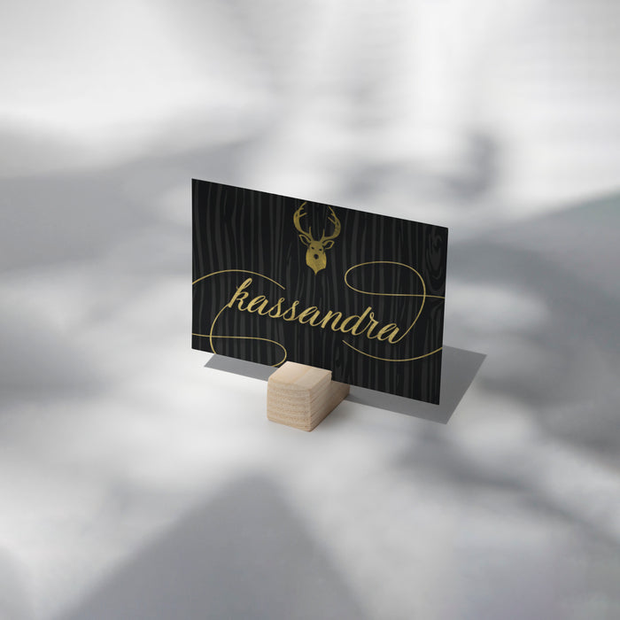 Reindeer Holiday Party Invitation Elegant Christmas Event