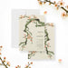 Cherry blossom wedding invitation featuring floral illustration, customizable with your event details.-front-back