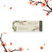 Cherry blossom wedding ticket invitation featuring floral design, customizable with event details.
