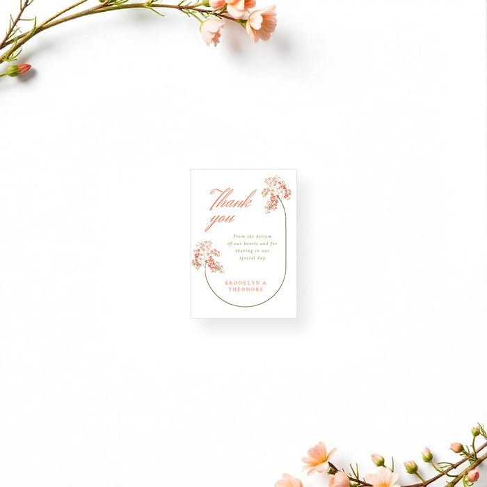 Blush Floral Wedding Invitation Elegant Spring Romance
