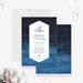 nautical milestone birthday invitation digital template with sailboat illustration and deep blue ocean watercolor design