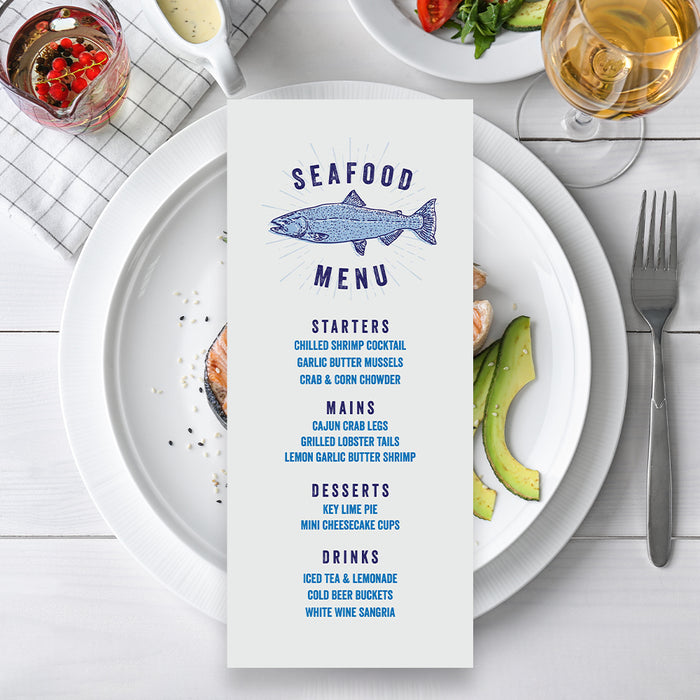Seafood Feast Birthday Invitation Fish Fry Party Coastal Invite