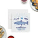 Seafood feast save the date card featuring a vintage fish illustration for a fish fry or coastal birthday celebration.-front