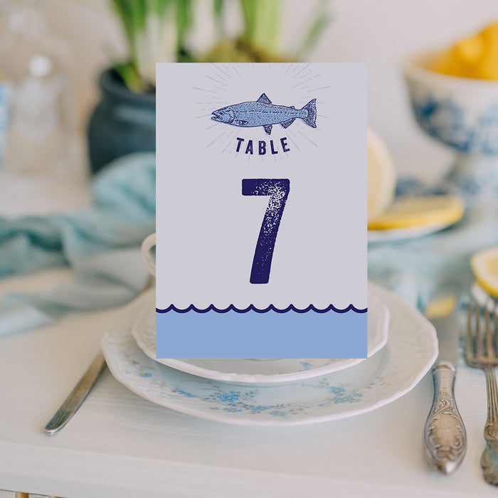 Seafood Feast Birthday Invitation Fish Fry Party Coastal Invite