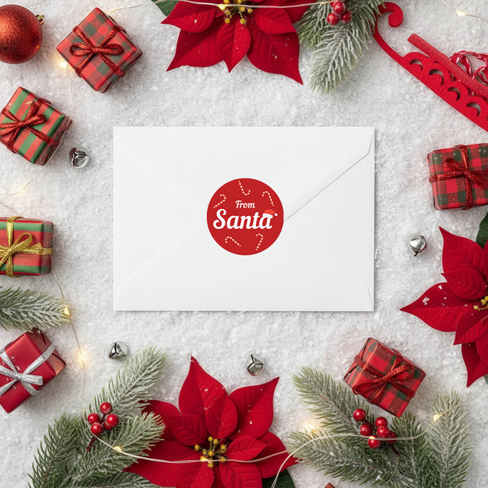 Secret Santa Invitation Christmas Gift Exchange Party Card