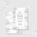 corporate annual dinner invitation with black and white formal layout, textured gray border, and company event details-front-back
