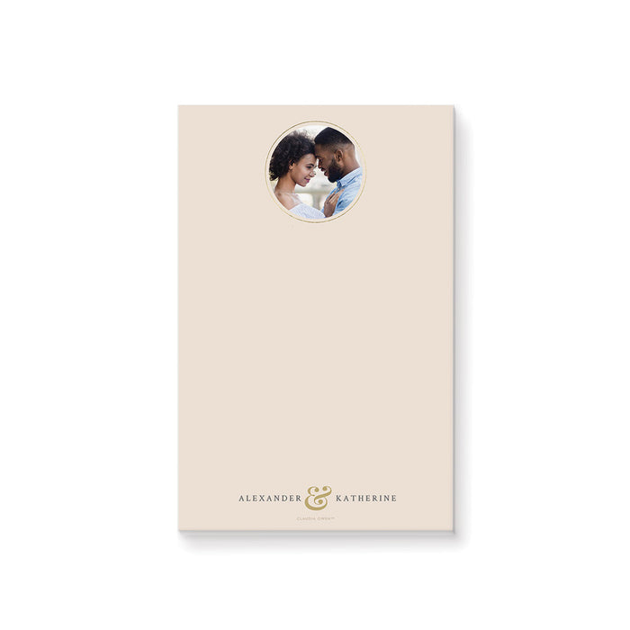 Contemporary Chic Wedding Invitation Card in Soft Neutral Colors, Beige Invitations for Wedding Celebration with Elegant Numerals