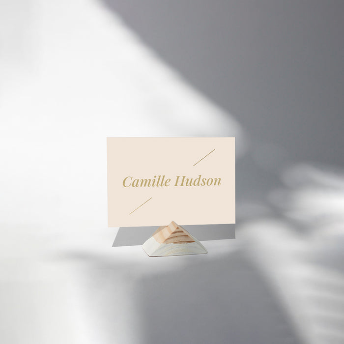 Contemporary Chic Wedding Invitation Card in Soft Neutral Colors, Beige Invitations for Wedding Celebration with Elegant Numerals