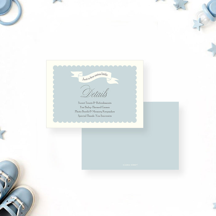 Sip and See Invitation Personalized Meet the Baby Card