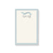 Personalized notepad with name in pastel border custom stationery