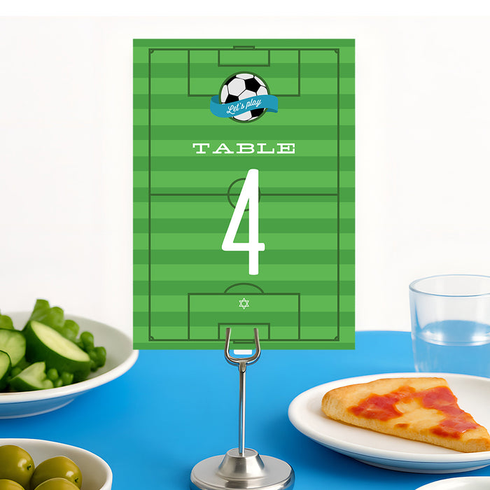 Soccer Bar Mitzvah Invitation Green Sports Party Invite