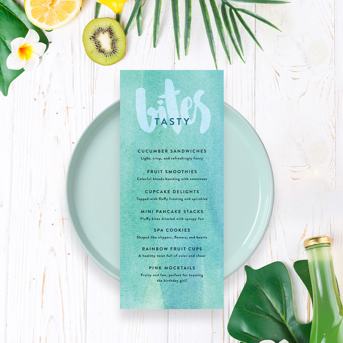 Spa Birthday Invitation Girls Spa Party Invite