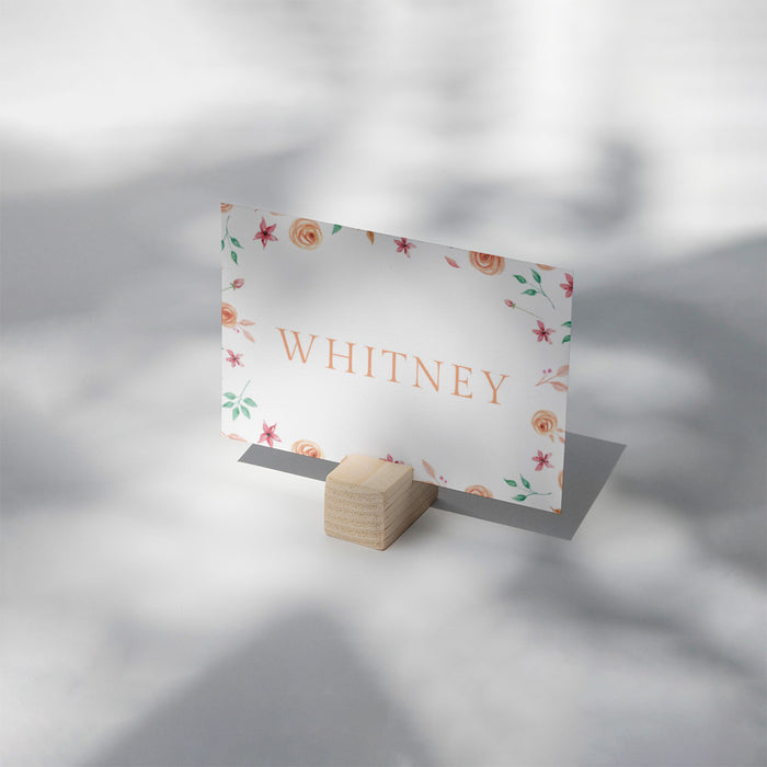 Spring Brunch Invitation Soft Pastel Floral Card