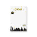 Personalized superhero notepad featuring a comic-style graphics, city skyline, and playful accents with customizable name
