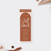 housewarming ticket invitation with terracotta arch design, blush background, Just Moved lettering, and custom new home party details