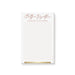 personalized Better Together notepad with custom couple names, elegant rust typography, lined pages, and a gold accent