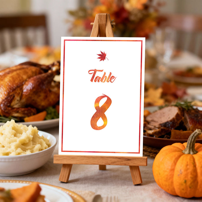 Thanksgiving Dinner Invitation Fall Feast Friendsgiving Party