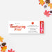thanksgiving ticket invitation with autumn maple leaves design fall dinner admit one invitation