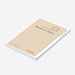 personalized top secret notepad with confidential dossier design, red stamp detail, and custom name-side