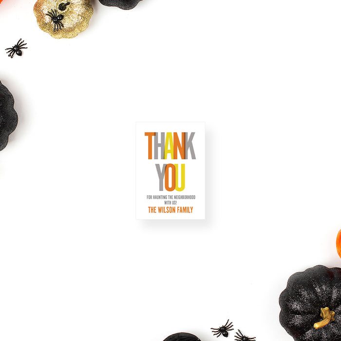 Trick or Treat Halloween Party Invitation Modern Colorful Card