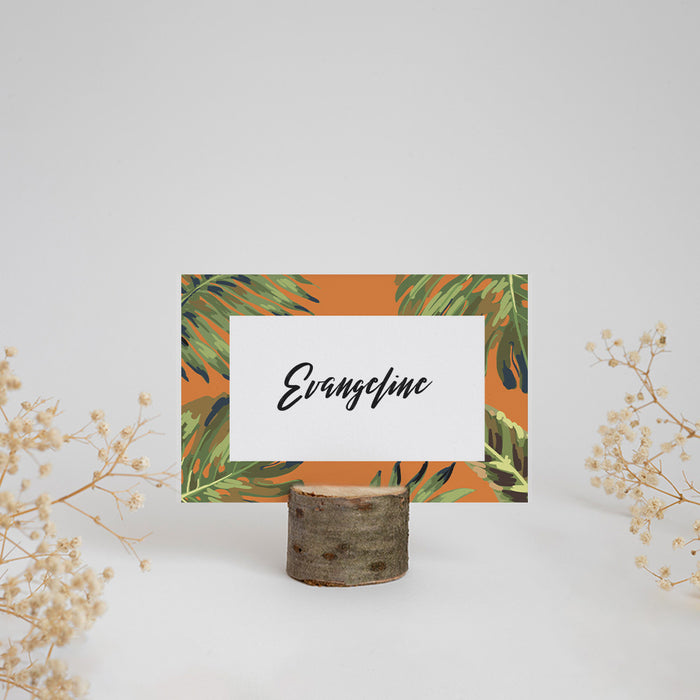 Tropical Bachelorette Party Invitation with Botanical Leaf Design