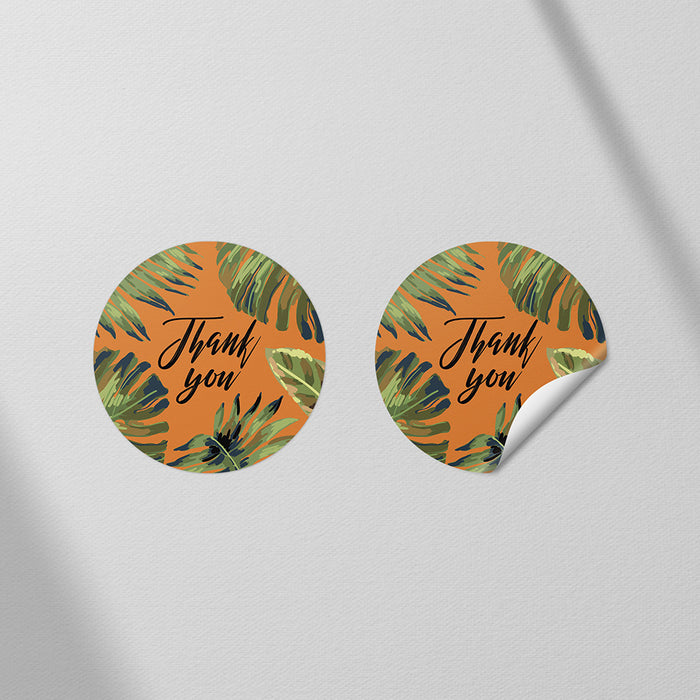 Tropical Bachelorette Party Invitation with Botanical Leaf Design