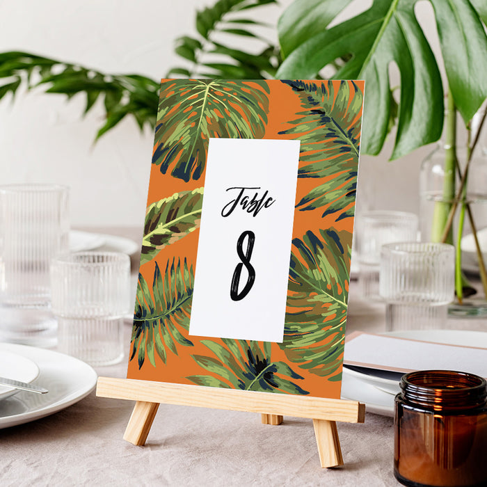 Tropical Bachelorette Party Invitation with Botanical Leaf Design