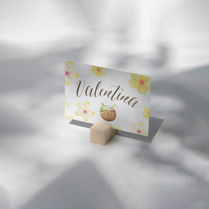 Tropical Cocktail Party Invitation Floral Summer Birthday Invite