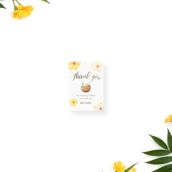 Tropical Cocktail Party Invitation Floral Summer Birthday Invite