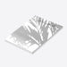 personalized palm shadow notepad with soft tropical leaf shadow design and custom name for a beach or garden wedding gift-side