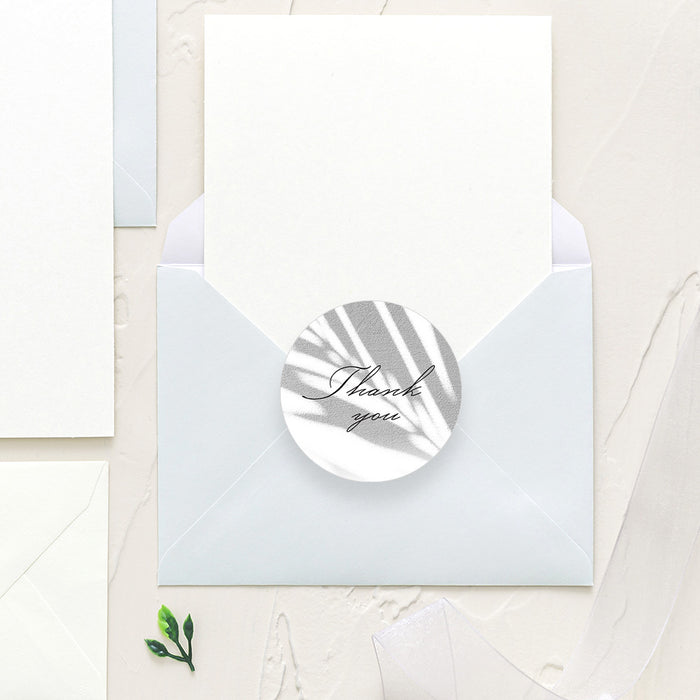 Tropical Palm Wedding Invitation Garden Party Card