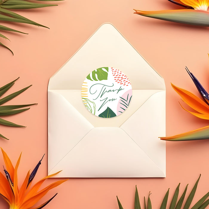 Bachelorette Party Invitation Tropical Botanical Design