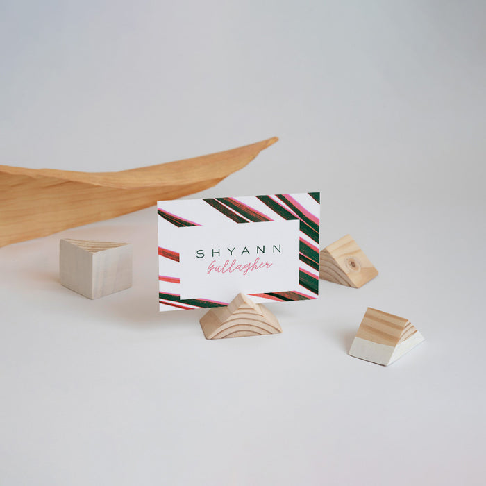 Tropical Wedding Invitation Modern Palm Leaf Card