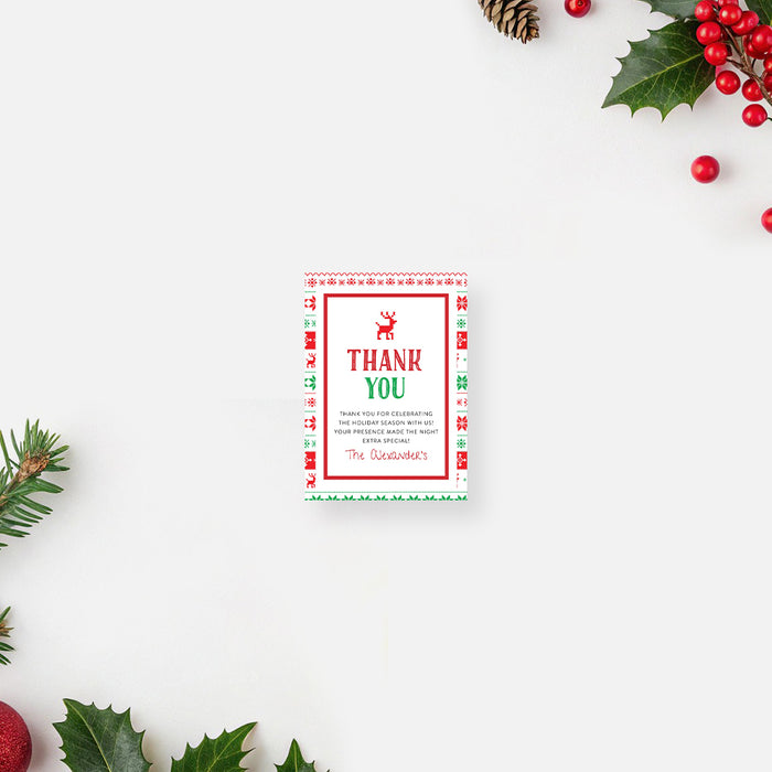 Ugly Christmas Sweater Holiday Party Invitation