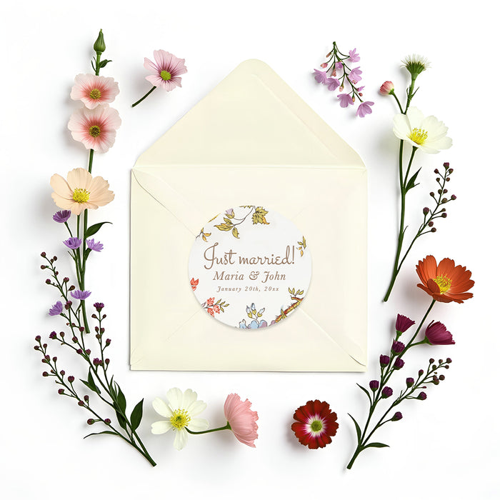 Wedding Invitation Vintage Botanical Floral Garden Invite