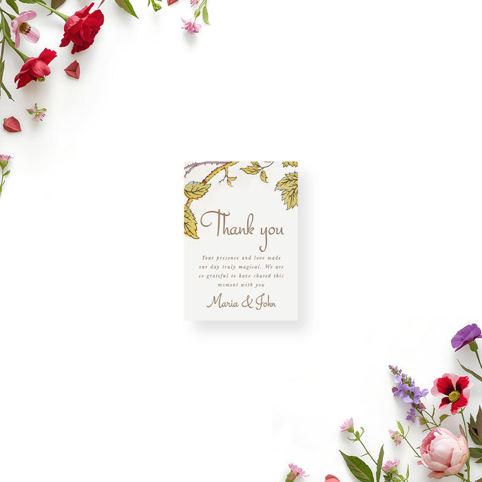 Wedding Invitation Vintage Botanical Floral Garden Invite