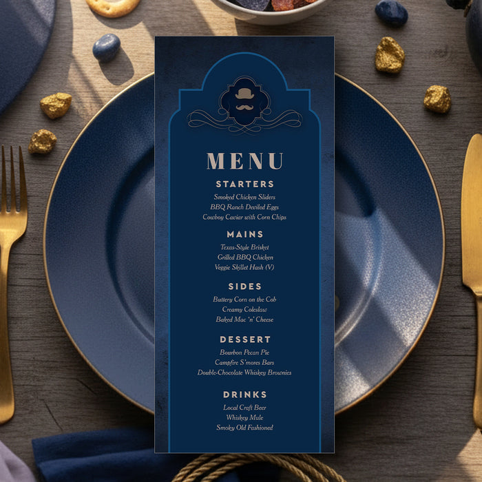 Vintage Groomsmen Lunch Invitation Bachelor Party Invite