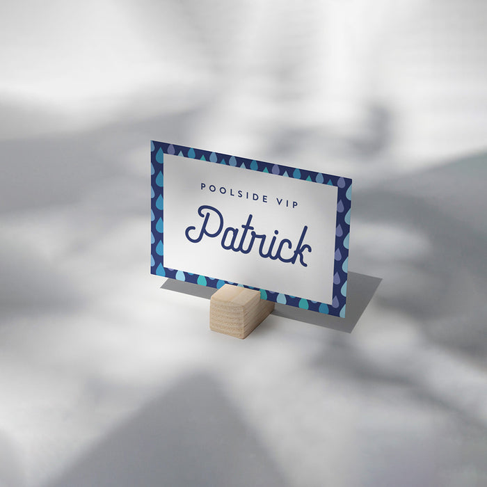 Personalized Splish Splash Pool Party Birthday Invitation for Kids