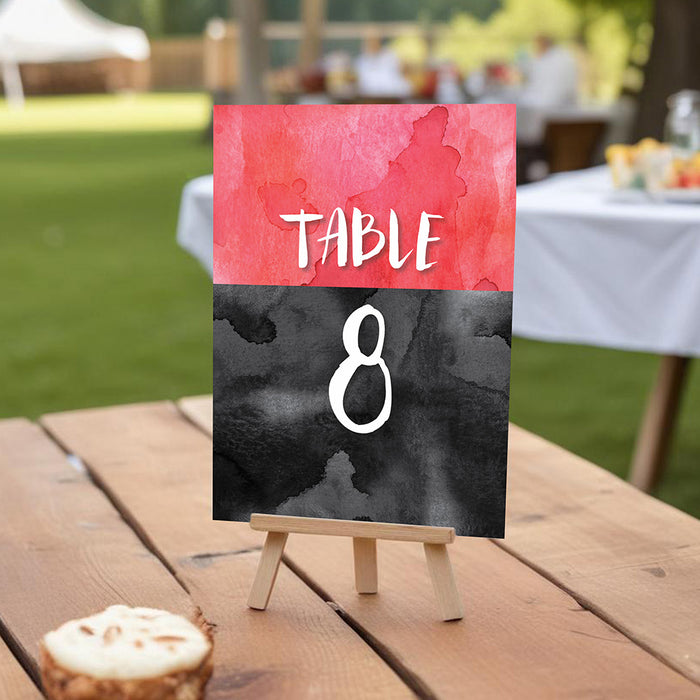 Personalized Watercolor BBQ Birthday Party Invitation with Grill
