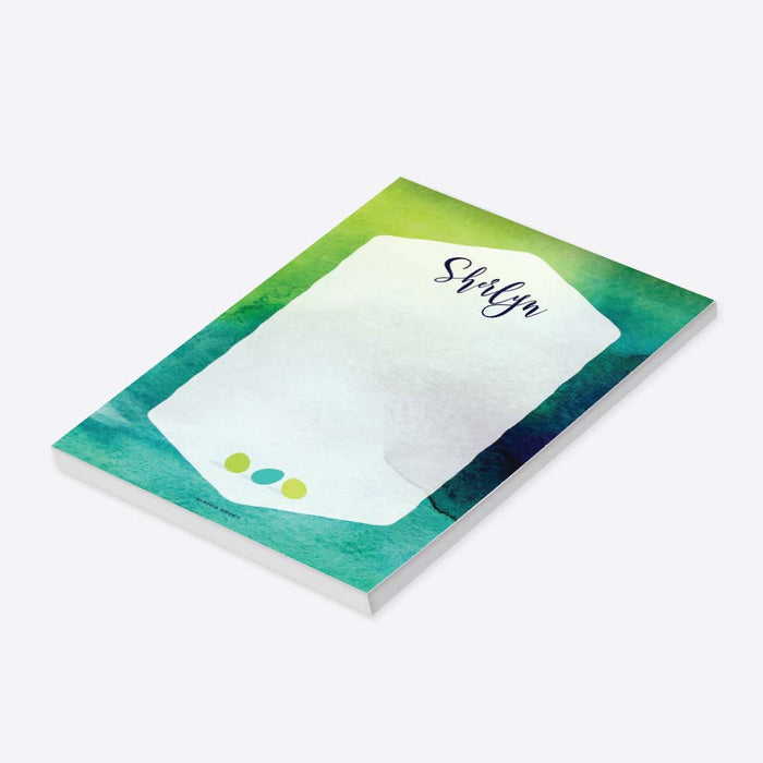 Easter Notepad Personalized Easter Notepad with Watercolor Background