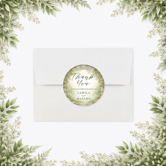 Personalized Watercolor Forest Garden Wedding Invitation