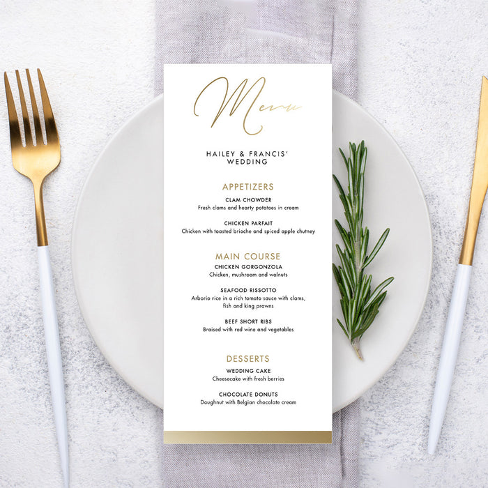 Elegant Script Wedding Invitation Card
