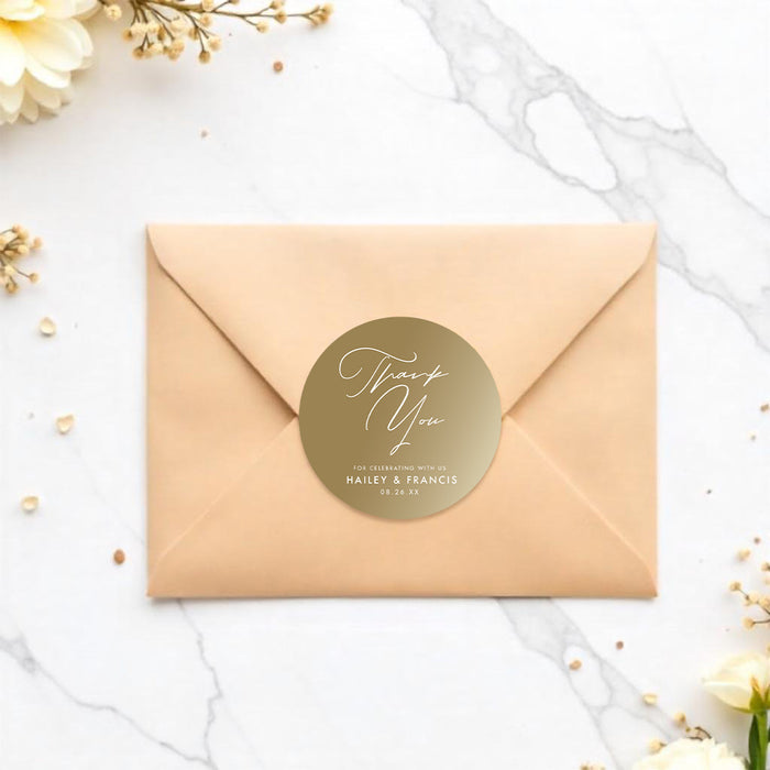 Elegant Script Wedding Invitation Card
