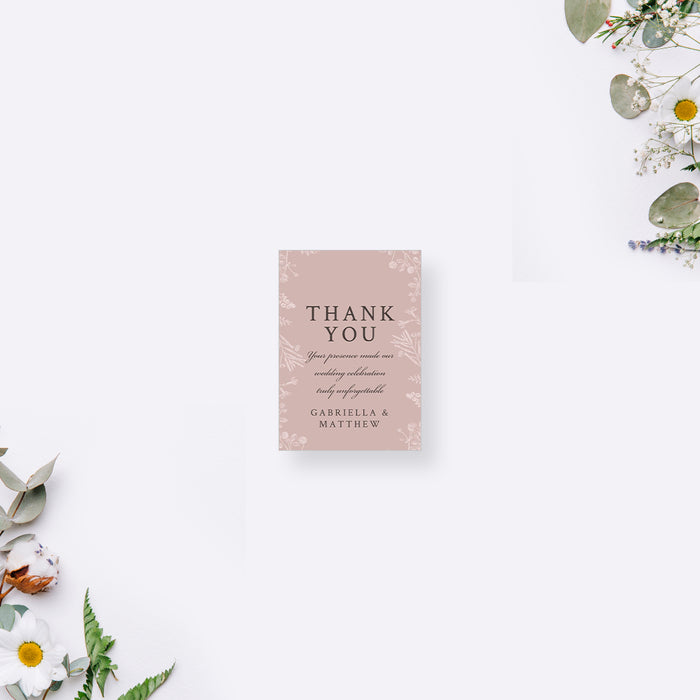 Blush Pink Floral Wedding Invitation, Customizable Garden Wedding Invites, Spring Wedding Stationery Set