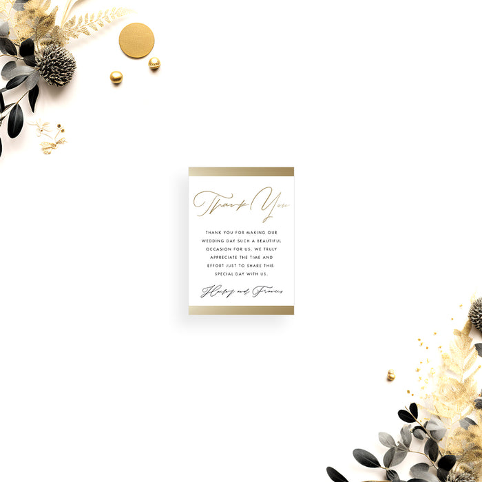 Elegant Script Wedding Invitation Card